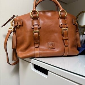 NWT Dooney & Bourke Florentine Leather Bristol Satchel